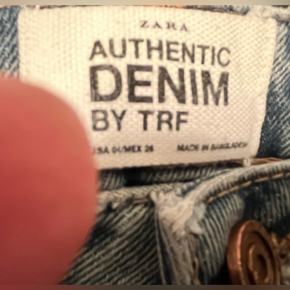 ZARA HIGH WAIST - MOM LEG - ANKLE LENGTH - 26 - Picture 5 of 7